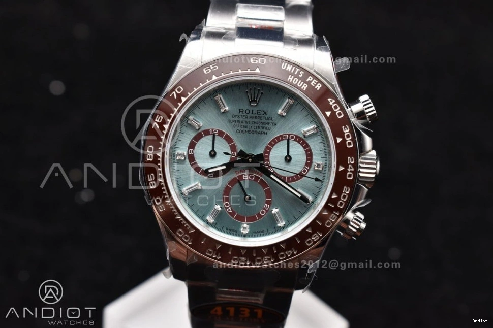 Blue SH4131 Daytona Best 126506 on Ice QF Dial SS 1:1 Crystal YG V5 Edition Marker Braclet 0501